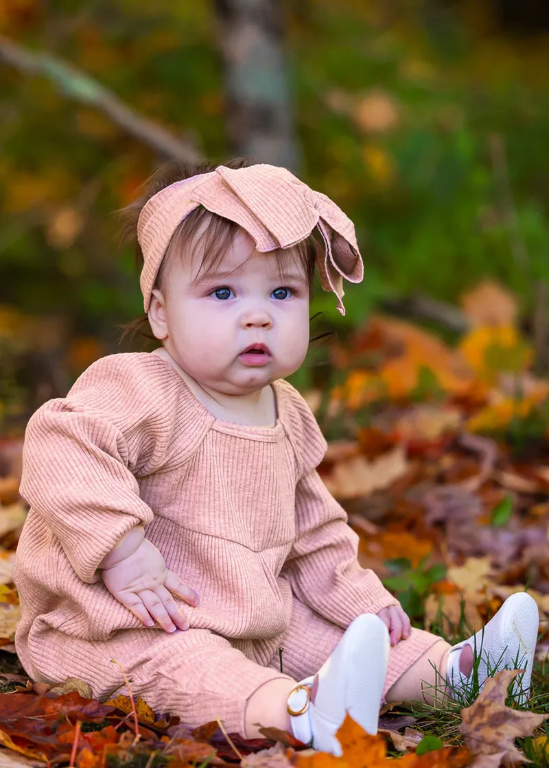 Mabel & Honey - Adore Pink Romper