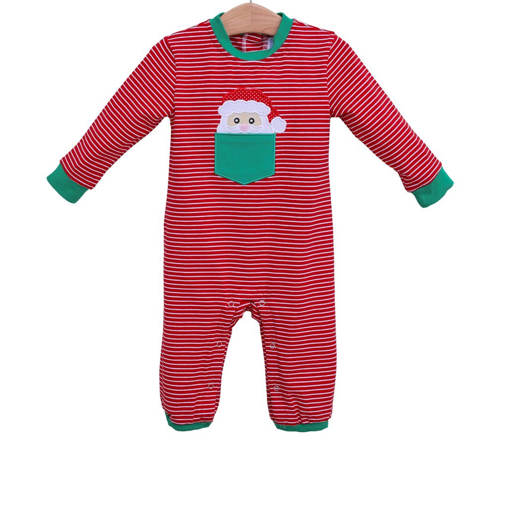 Trotter Street - Santa Pocket Romper