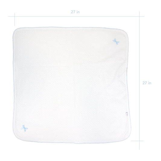 Paty - Swaddle Blanket White/No Bow