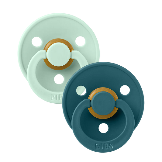 BIBS Pacifiers - Nordic Mint/Forest Lake Colour 2 Pack