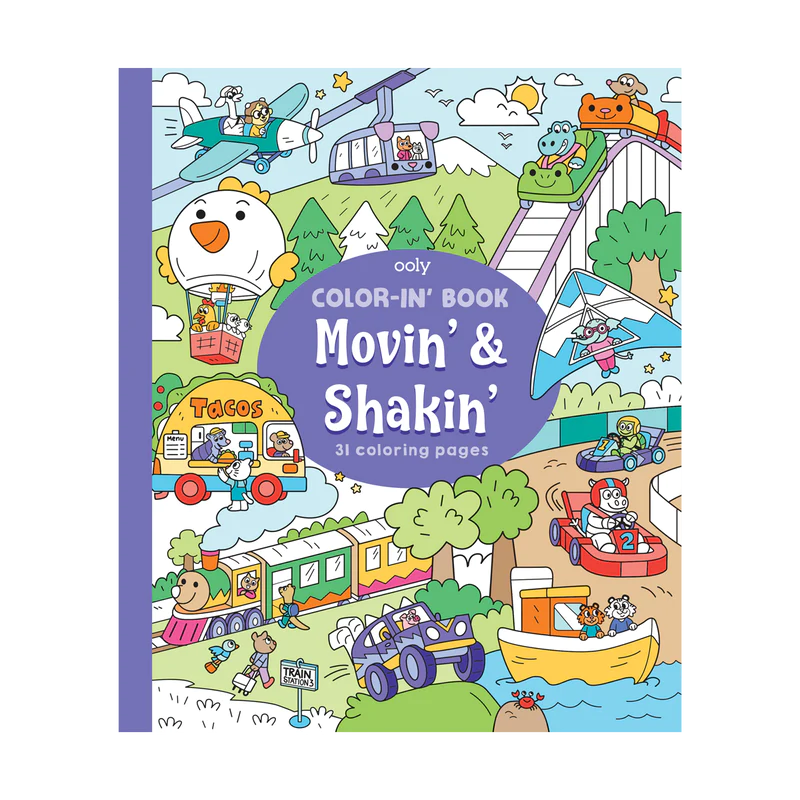 OOLY - Color-in' Book Movin' & Shakin'