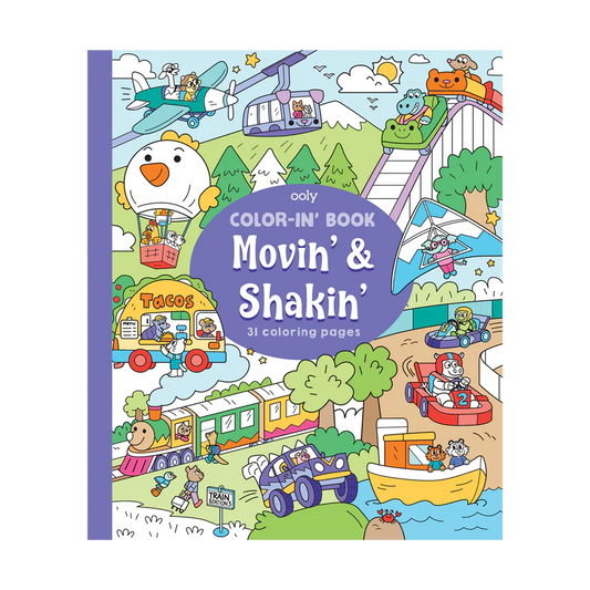 OOLY - Color-in' Book Movin' & Shakin'