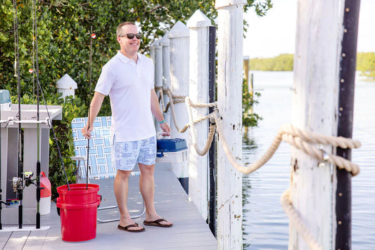 TBBC - Croquet Party Polo Worth Ave White/Multicolor