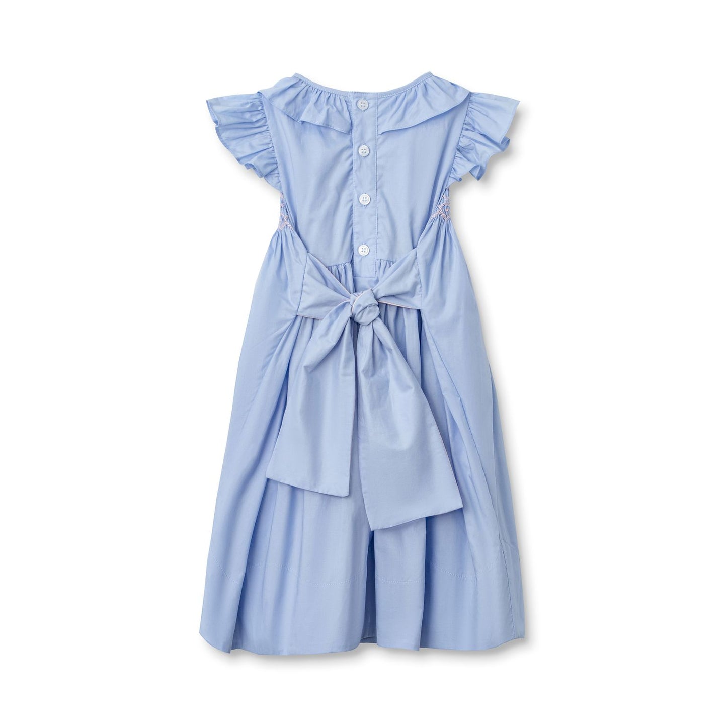 Nanducket - Sarah Sloane Smocked Dress Blue/Pink
