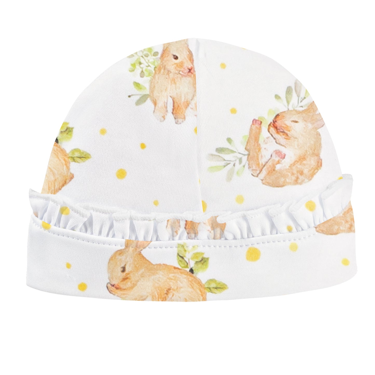 Baby Club Chic - Adorable Bunnies Ruffled Hat