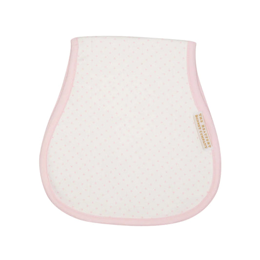 TBBC - Oopsie Daisy Burp Cloth Palm Beach Pink Micro Dot