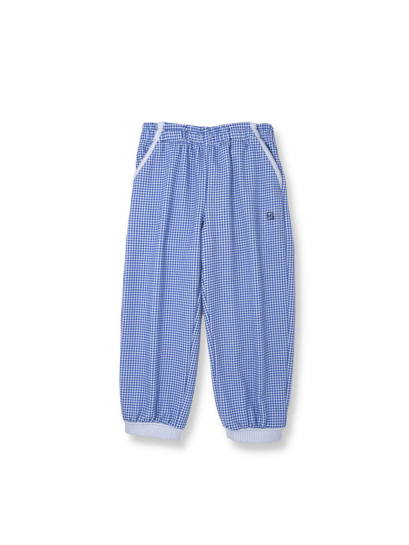 SET Athleisure - Beloved Banded Pant Royal Mini Gingham