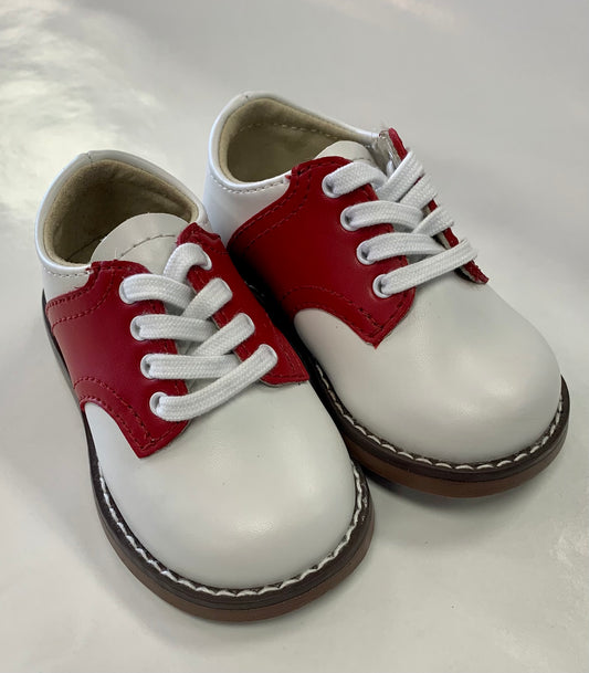 Footmates - Saddle Shoes Cheer White/Red