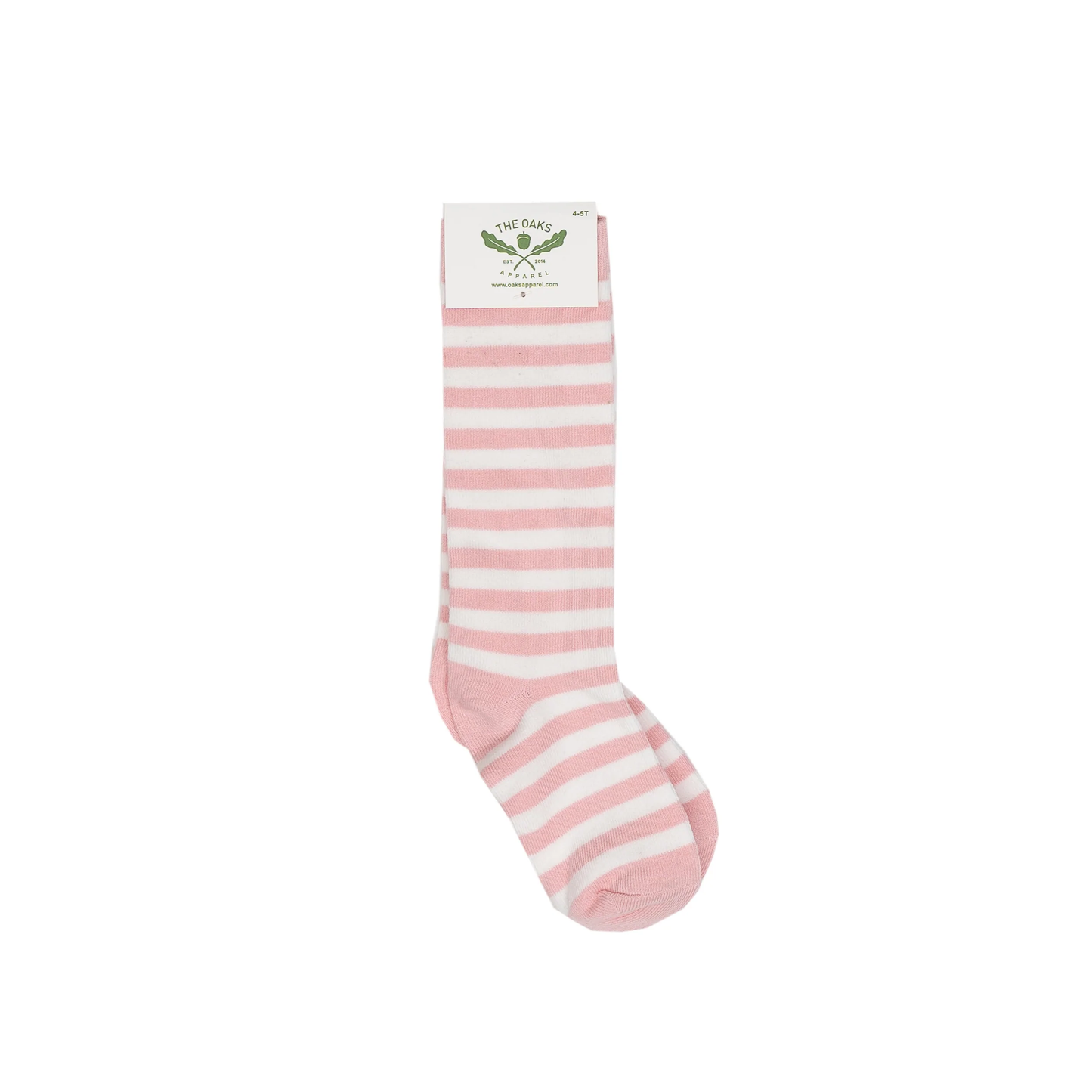 The Oaks - Light Pink Stripe Knee High Socks