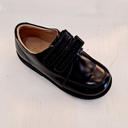 Elephantito - Wingtip Strap Patent Black