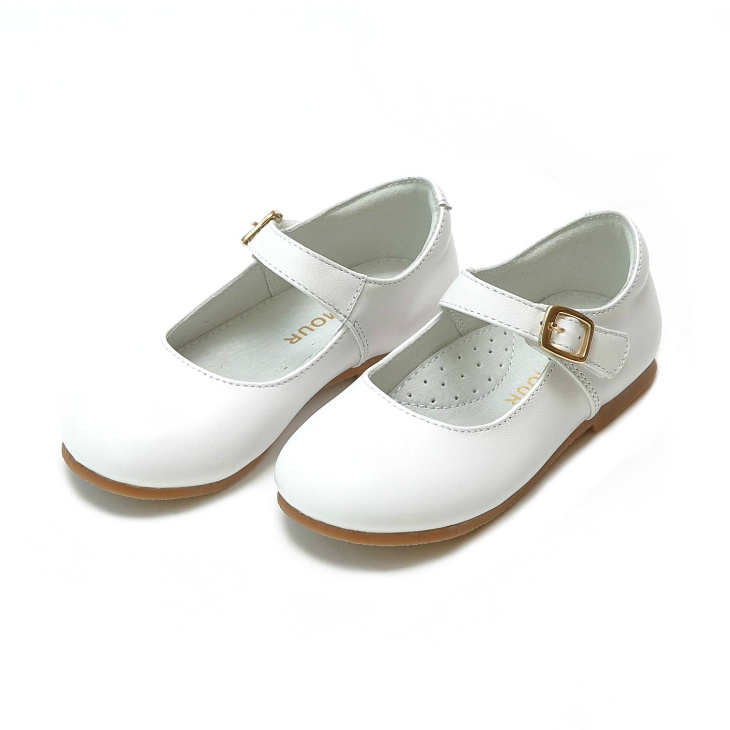 L'Amour - Rebecca Dressy Flat Pearlized White