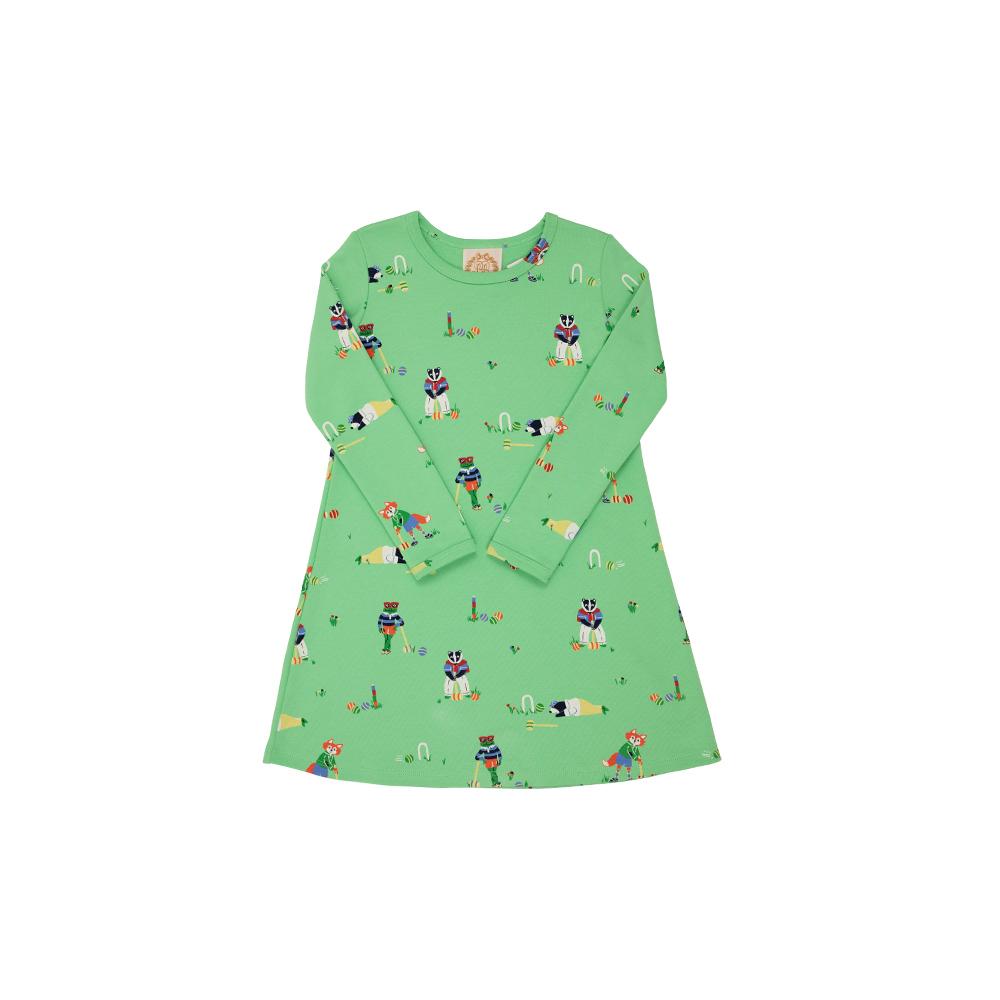 TBBC - Polly Play Dress Long Sleeve Hart's Croquet Soiree