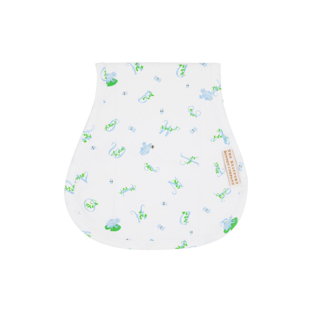 TBBC - Oopsie Daisy Burp Cloth Lake Forest Letters