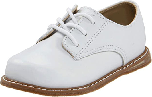 Baby Deer - Drew White Leather Lace Up Oxford