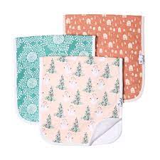 Copper Pearl - Jane Burp Cloth Set