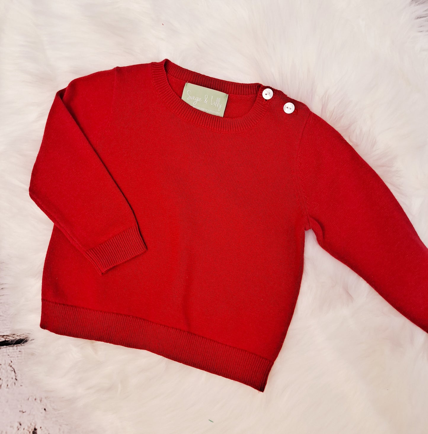 Sage & Lilly - Red Sweater