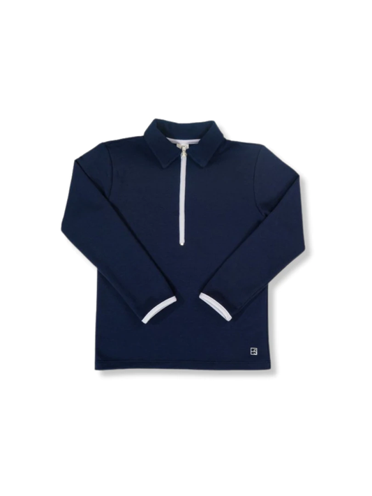 SET Athleisure - Henry Half Zip Navy