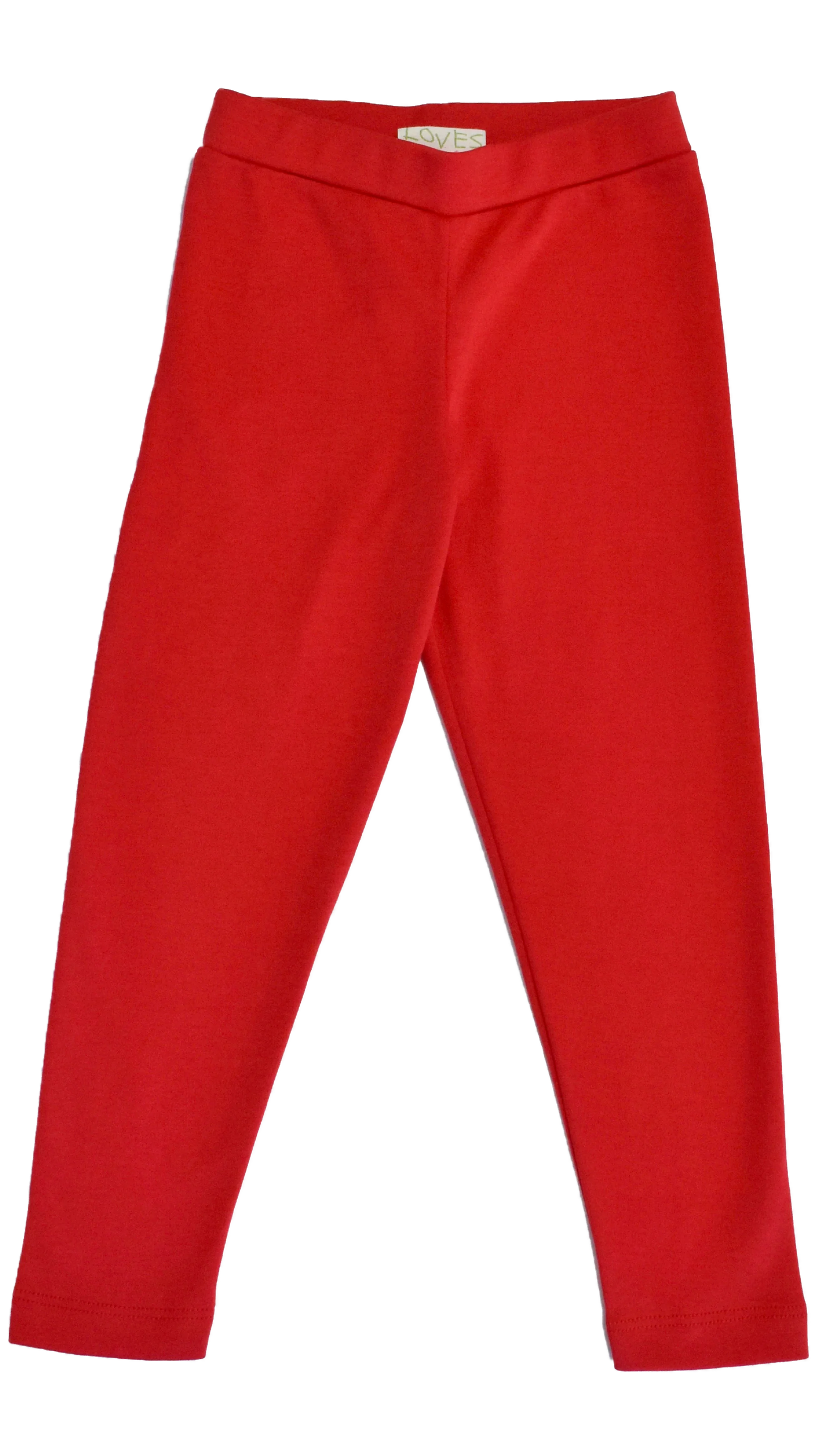 Lemon Loves Lime - Basic Leggings True Red