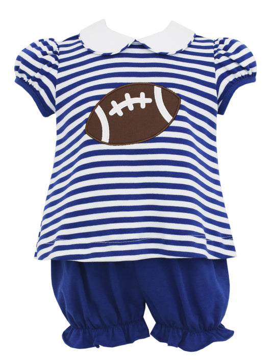 Claire & Charlie - Royal Football Bloomer Set