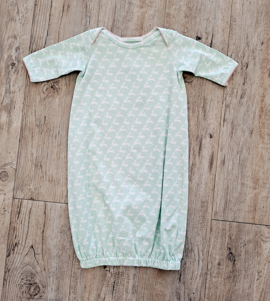 Sage & Lilly - Baby Gown Mint Bunny