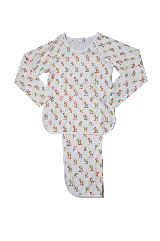 Proper Peony - Reindeer Mom's Loungewear Set