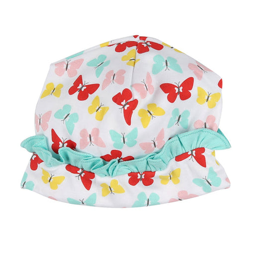 Magnolia Baby - Mariposa Printed Ruffle Hat