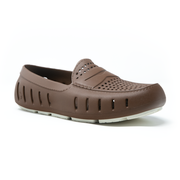Floafers - Men's Country Club Drivers Driftwood Brown/Coconut Sole