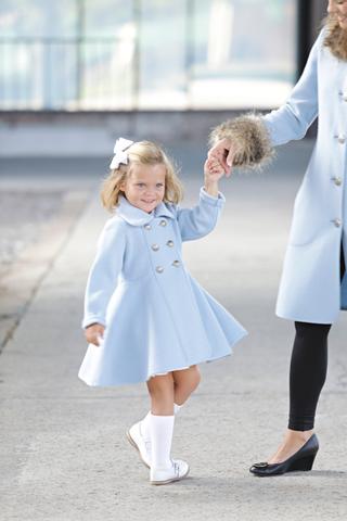 Marae - Twirl Coat Light Blue