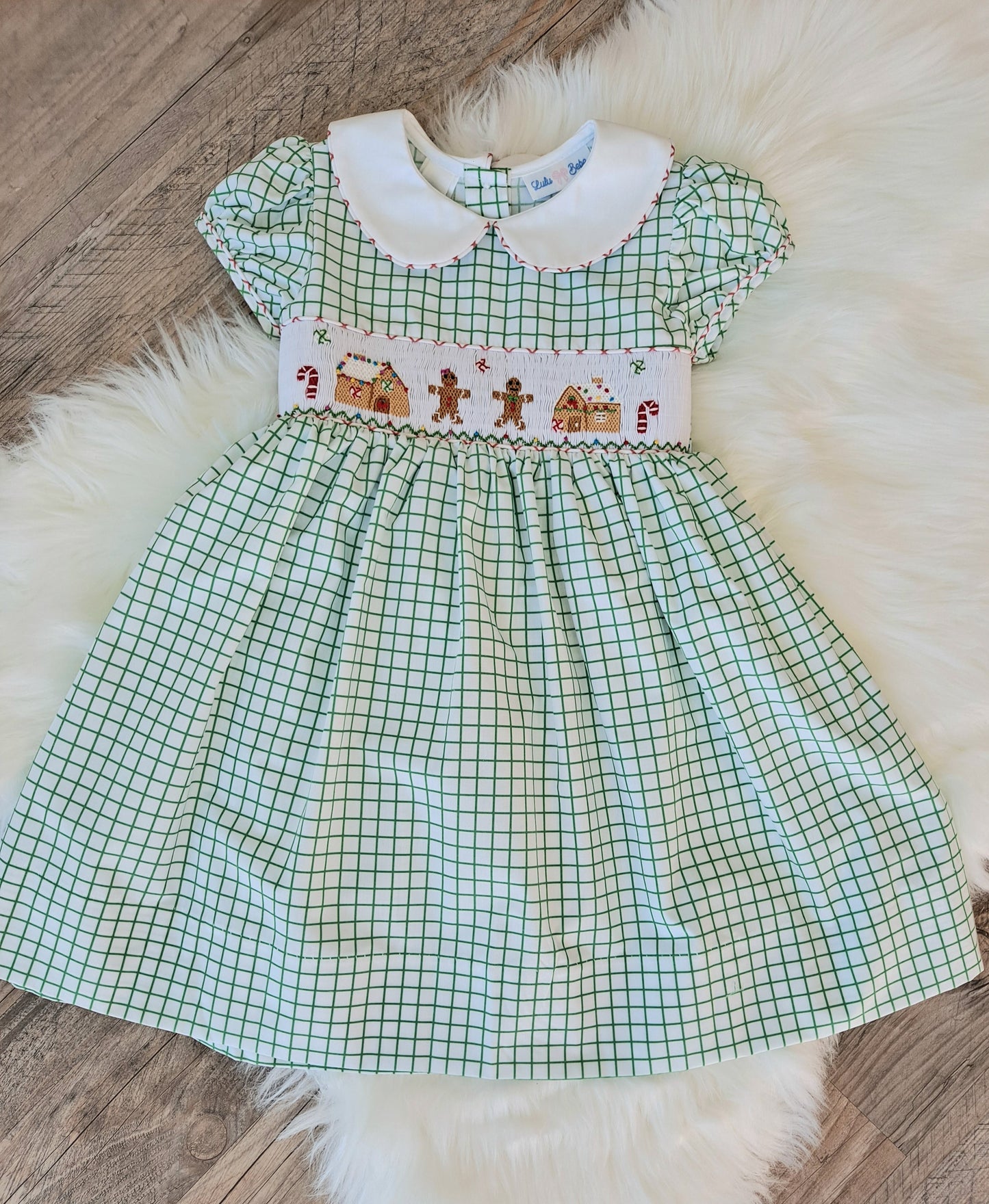 Lulu Bebe - Gingerbread Smock Waist Dress