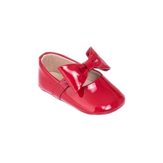 Elephantito - Baby Ballerina Patent Red/Bow